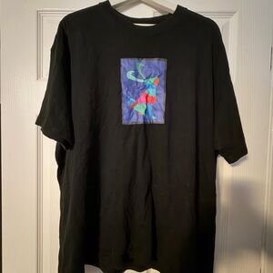 Nike Black Tee with Vibrant Graphic
